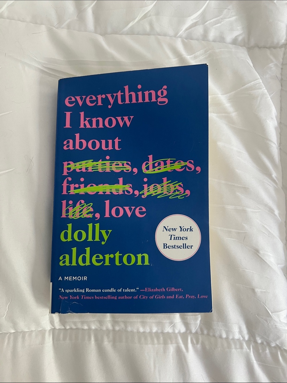 Everything I Know About Love by Dolly Alderton - Blue & Pink Cover